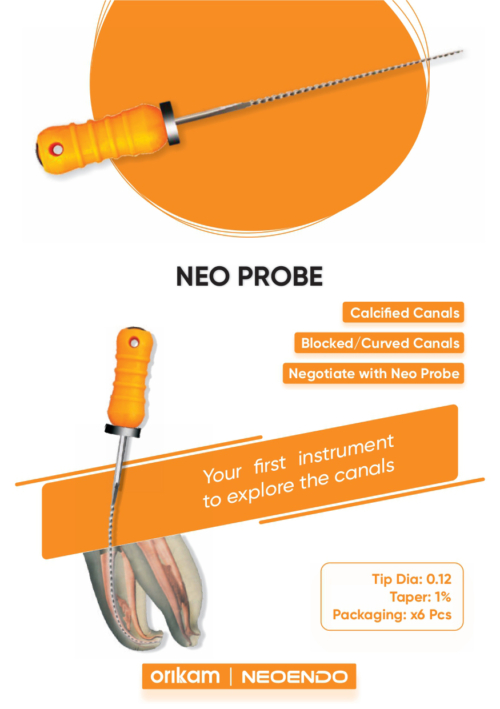 Neoprobe | Files Canal Probe File for Calcified Canals | Orikam