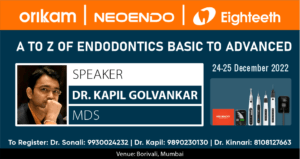 A to Z Endodontics Basic To Advanced course by Dr. Kapil Golvankar
