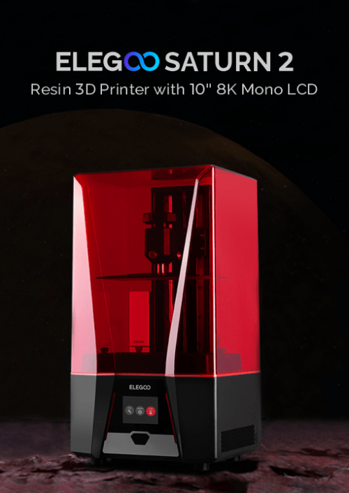 Elegoo Saturn 2 8K Resin 3D Printer