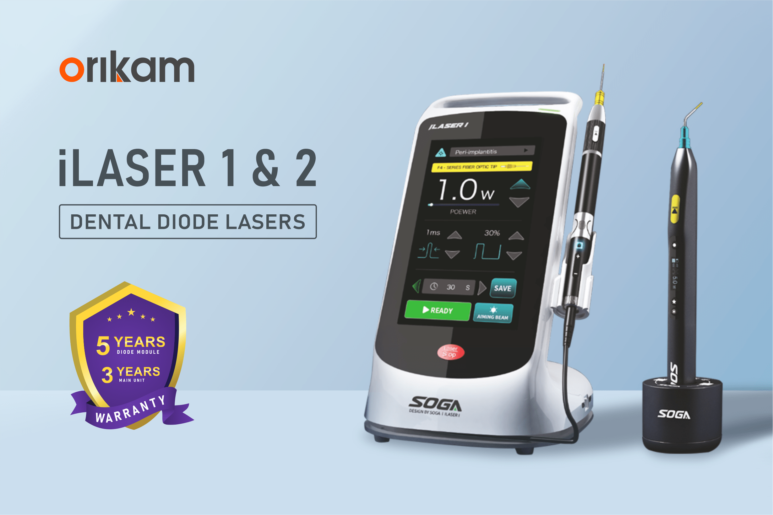 SOGA iLaser 1 & 2 Dental Diode Laser