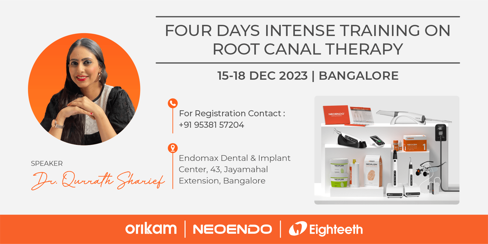 "Four Days Intense Training on Root Canal Therapy"